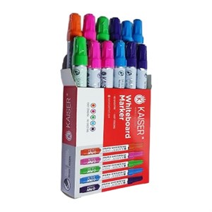 ماژیک وایت برد کایزر کد sk870 مجموعه 12 عددی