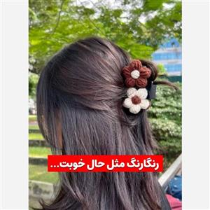 گل سر و سنجاق های تق تقی دستساز و دستبافت بهاری (عمده)