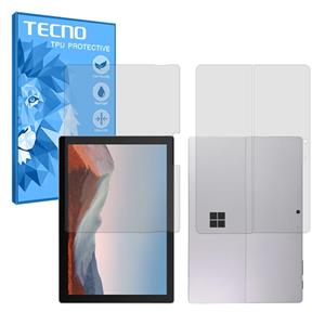 گلس صفحه نمایش و پشت تبلت مایکروسافت Surface Pro 7 مدل هیدروژلی مات برند تکنو کد XLXL