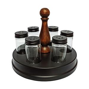 جاادویه ای گردان فلزی 6 پارچه آغاج کد AG2