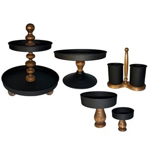 ست ظروف سرو پذیرایی 5 پارچه کد 14