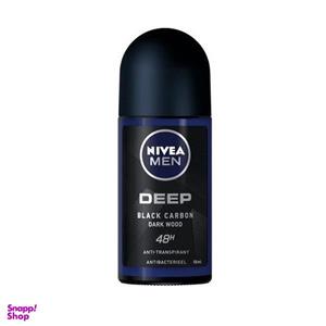 رول ضد تعریق مردانه نیوآ (Nivea) سری deep مدل Black Carbon حجم 50 میلی‌لیتر