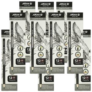مداد مشکی آریا مدل 3001 بسته 120 عددی