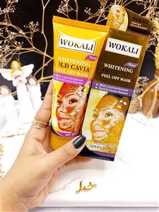 ماسک طلای تیوپی همراه با عصاره خاویار برند وکالی WOKALI کد WKL 403
