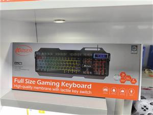 کیبورد سیمی گیمینگ KAISER K-L740 FULL SIZE