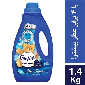 نرم کننده حوله و لباس کامفورت مدل اولترا فرش با رایحه یاس آبی وزن 1.4 کیلوگرم