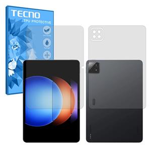 گلس صفحه نمایش و پشت تبلت شیائومی Pad 6S Pro مدل هیدروژلی شفاف برند تکنو کد XLXL