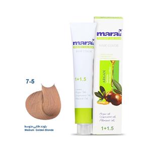 رنگ مو مارال سری طلایی شماره 7.5 رنگ بلوند طلایی متوسط