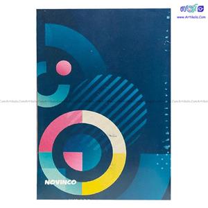دفتر مشق منگنه‌ای 100 برگ برند نوین NOVIN