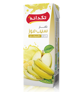 آبمیوه سیب موز تکدانه 200 سی سی ( 32 عددی)