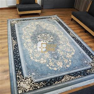 فرش ماشینی 700 شانه تراکم 2550 طرح تندیس دودی