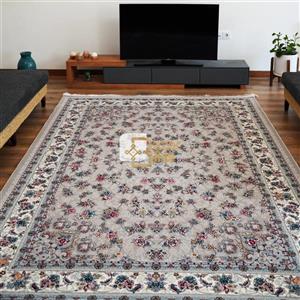 فرش ماشینی 700 شانه تراکم 2550 طرح گیلدا ترمه ای