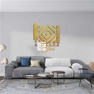 فرش ماشینی 700 شانه تراکم 2550 طرح دنیز نقره ای