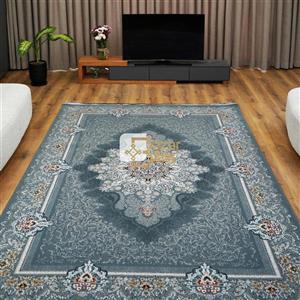 فرش ماشینی 700 شانه تراکم 2550 طرح دنیز دودی