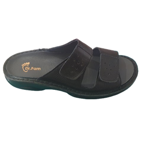 صندل طبی مردانه دکتر فام مدل شهروز مشکی