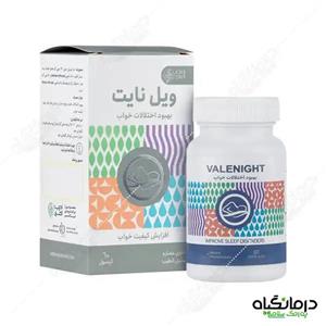 کپسول گیاهی استرس بهبود خواب مدل ویل نایت بسته 60 عددی ادیب اکسیر