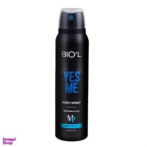 اسپری بدن مردانه بیول مدل Yes Me حجم 150 میلی لیتر _ Biol Yes Me Body Spray 150 Ml