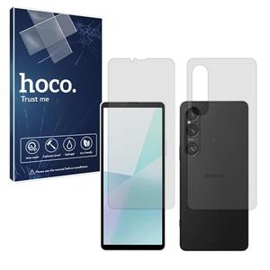 گلس صفحه نمایش و پشت گوشی سونی Xperia 1 VI مدل مات برند هوکو کد SS