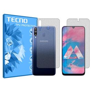 گلس صفحه نمایش و پشت گوشی سامسونگ Galaxy M30 مدل مات برند تکنو کد SS