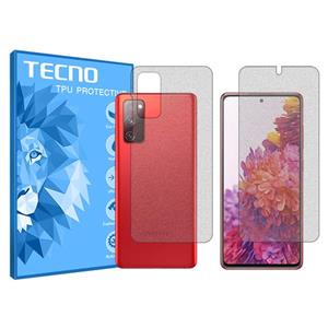 گلس صفحه نمایش و پشت گوشی سامسونگ Galaxy S20 FE مدل مات برند تکنو کد SS