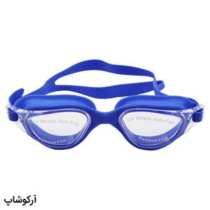 عینک شنا CONQUEST جعبه دار رنگ زرد کد 70054