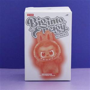 پاپ مارت اورجینال عروسک سورپرایزی ایستاده هیولای لبوبو سری انرژی پلاس عبارت پاپ مارت هک شده روی پای عروسک pop mart labubu the monsters big into energy plus series vinyl plush pendant blind box code 688952 www.poonelstore.com