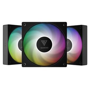فن خنک کننده کیس کامپیوتر گیم دیاس مدل NOTUS M1-1203 3-in-1 ARGB