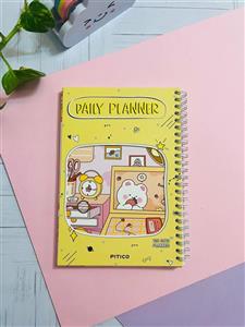 دفتر برنامه ریزی 70 برگ پیتیکو مدل پلنر 120 روزه طرح خرس کد 425