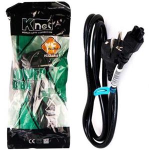 کابل پاور سه پین لپ تاپی K-net 1.5M