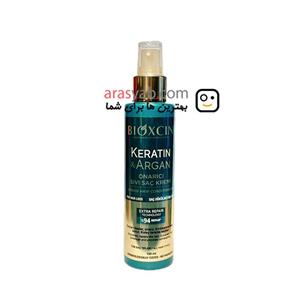 اسپری دوفاز آرگان و کراتین بیوکسین Bioxcin ترمیم کننده برای مو های آسیب دیده حجم 150 میل