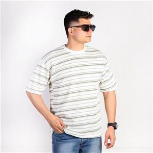 پیراهن طوسی راه راه