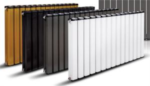 رادیاتور پره‌ای افقی دمراد demrad نقره ای