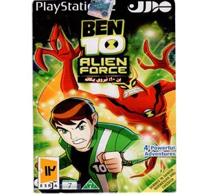 بازی گردو BEN 10 Alien Force مخصوص PS2 Gerdoo BEN 10 Alien Force Game For PS2