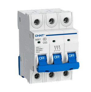کلید مینیاتوری سه فاز63آمپرNB7-3P C63 تیپ C