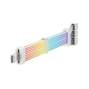 کابل اسلیو گیم مکس GAMEMAX ARGB Extension 16-pin (12VHPWR) GPU Sleeve white