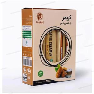 کریمر غیر لبنی با پودر شیر بادام بسته 10 ساشه‌ای پپتینا
