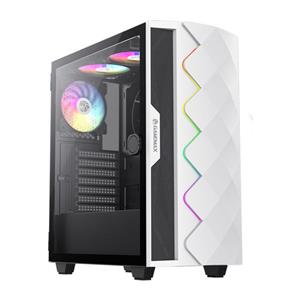 کیس گیمینگ کامپیوتر گیم‌ مکس مدل GameMax Diamond CP White