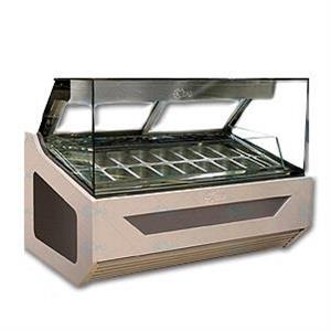 تاپینگ بستنی شیشه تخت البرز سرمایش مدل 12 کاسه