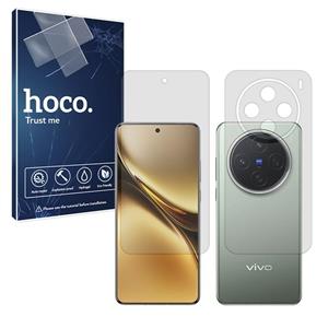 گلس صفحه نمایش و پشت گوشی ویوو X200 مدل مات برند هوکو کد SS