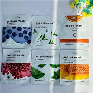 ماسک ورقه ای در 6 رایحه(تک)