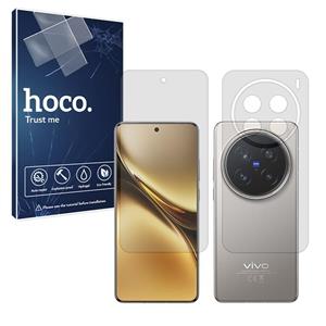 گلس صفحه نمایش و پشت گوشی ویوو X200 Pro مدل مات برند هوکو کد SS