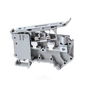 ترمینال ریلی سری پیچی فیوزی دو طبقه سایز 4 رعد (بسته 20 عددی)