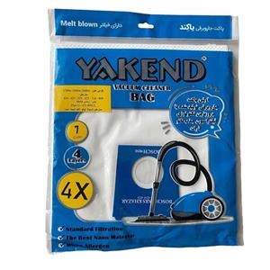 پاکت جاروبرقی یاکند مدل 9050 کد 07 مناسب جاروبرقی بوش و زیمنس بسته 4 عددی