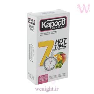کاندوم تاخیری کاپوت 7Hot Time بسته 12تایی | ارسال محرمانه سریع