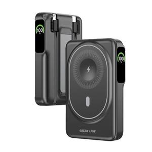 پاوربانک مگ سیف گرین لاین مدل Green Lion Mag Vision PB96