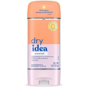ژل ضد تعریق و دئودورانت شفاف و بدون بو درای آیدیا 85 گرمی Dry Idea Unscented Antiperspirant & Deodorant Clear Gel