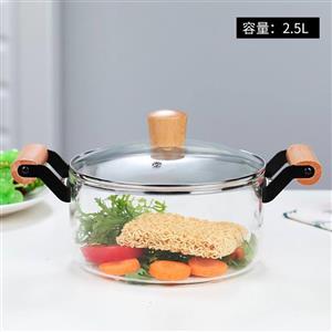 قابلمه پیرکس دسته چوبی 2.5 لیتر