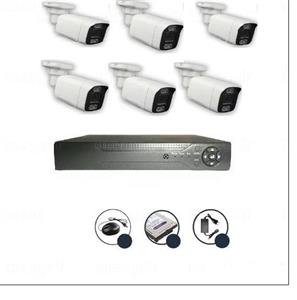 پک 6 دوربین مداربسته 5MP تحت شبکه IP