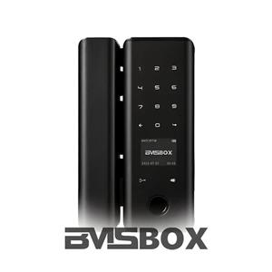 قفل دیجیتال شیشه سکوریت آنلاین با نمایشگر خارجی برند BMSBOX مدل SLG102