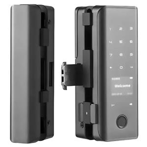قفل دیجیتال شیشه سکوریت آنلاین با نمایشگر خارجی برند BMSBOX مدل SLG102